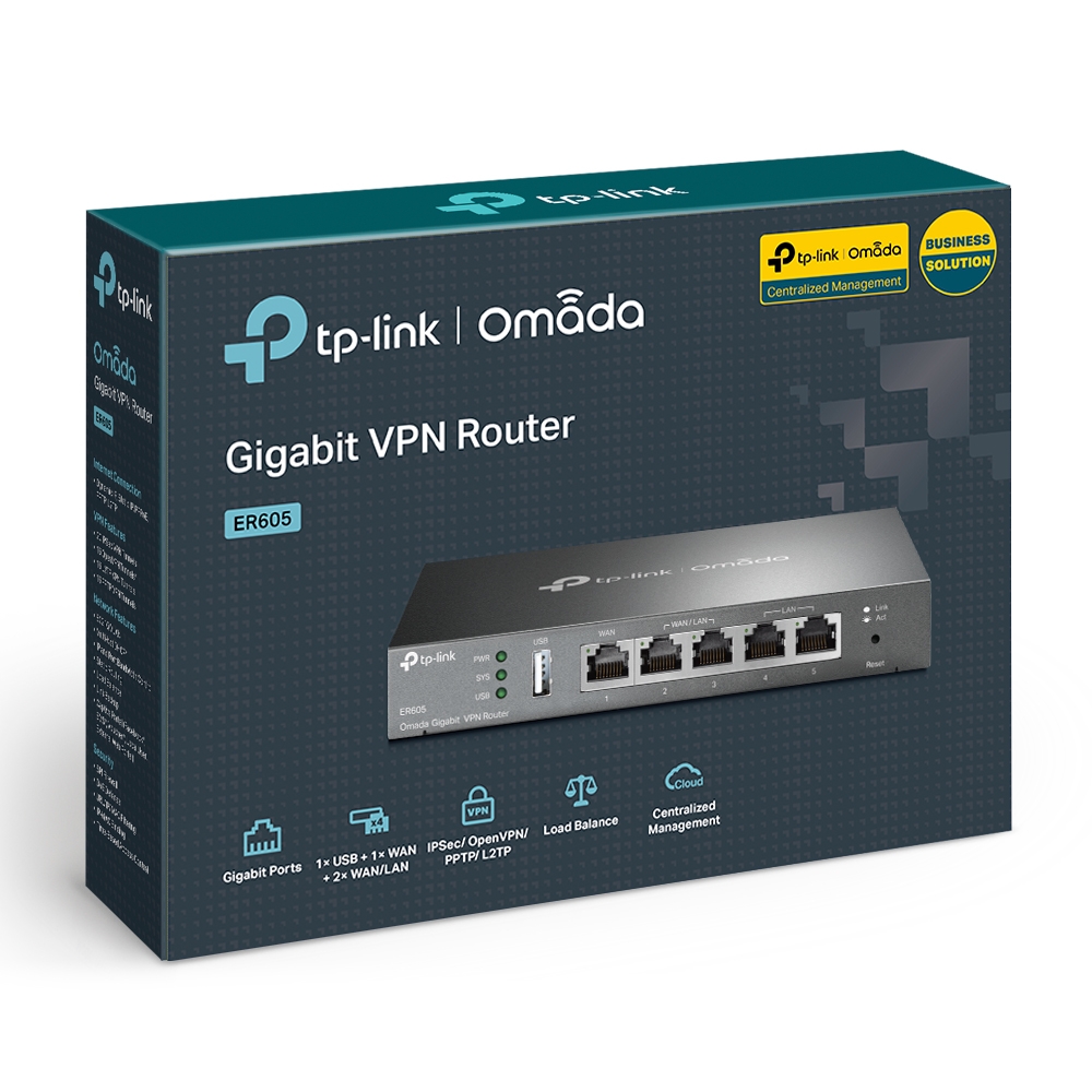 TP-LINK ER605 - Router VPN Gigabit Omada