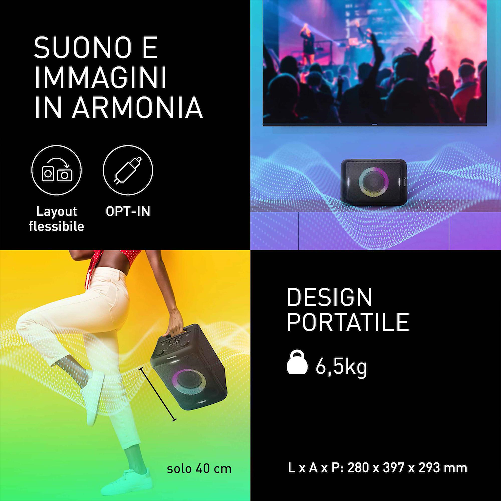 PANASONIC SCBMAX5EK - Sistema audio Bluetooth Panasonic SC-CMAX5