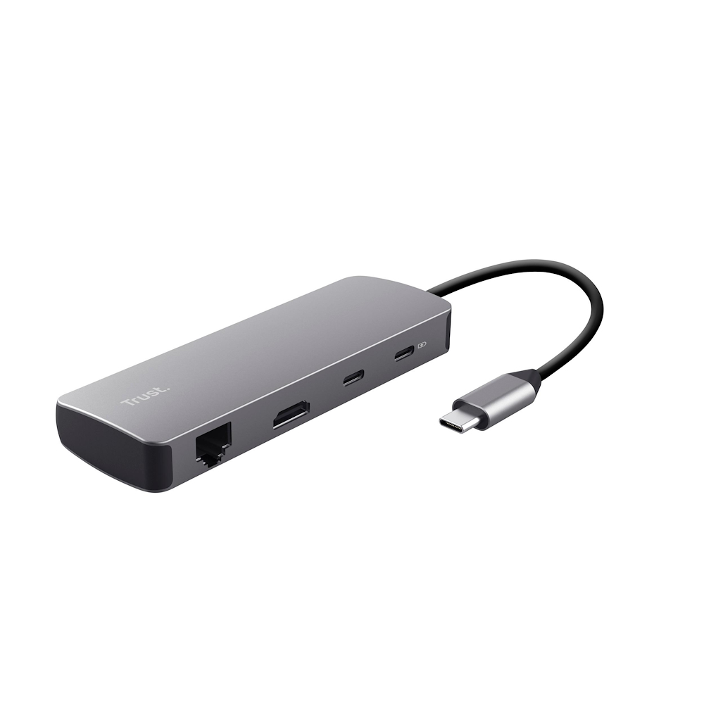 TRUST 25672 - Adattatore Multiporta USB-C 8-in-1