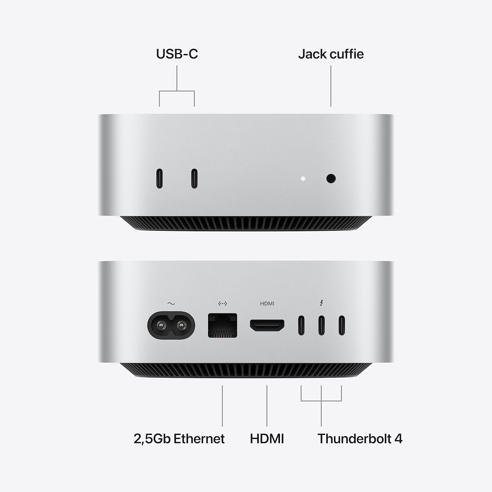 APPLE MHQK4TY/A - Mac mini M6 256GB Silber