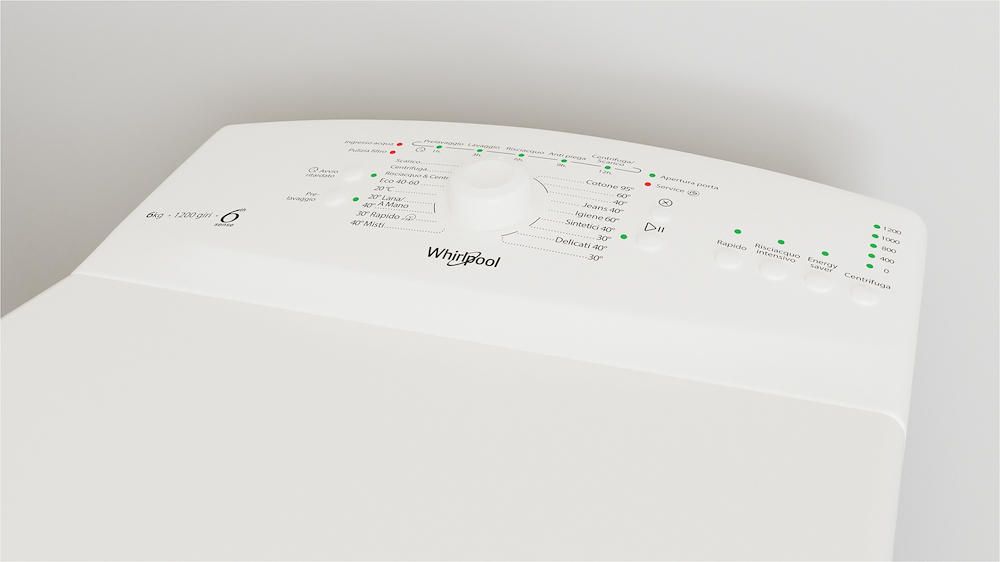 WHIRLPOOL TDLR6240LIT - Whirlpool Waschmaschine TDLR 6240L WHIRLPOOL TDLR6240LIT - Whirlpool Waschmaschine TDLR 6240L