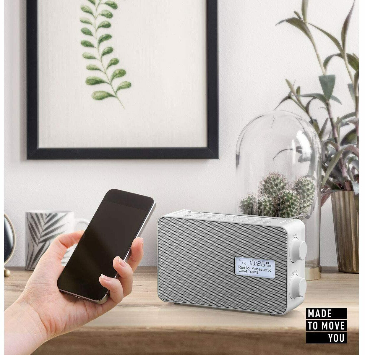 PANASONIC RFD30BTEGW - Radio DAB+ Panasonic RF-D30BT con Bluetooth