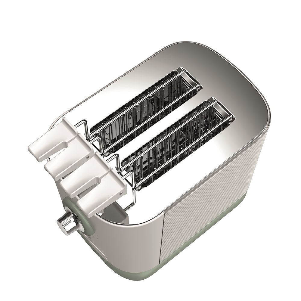 IMETEC 7477 - Toaster Grantoast 600W Weiß Grün