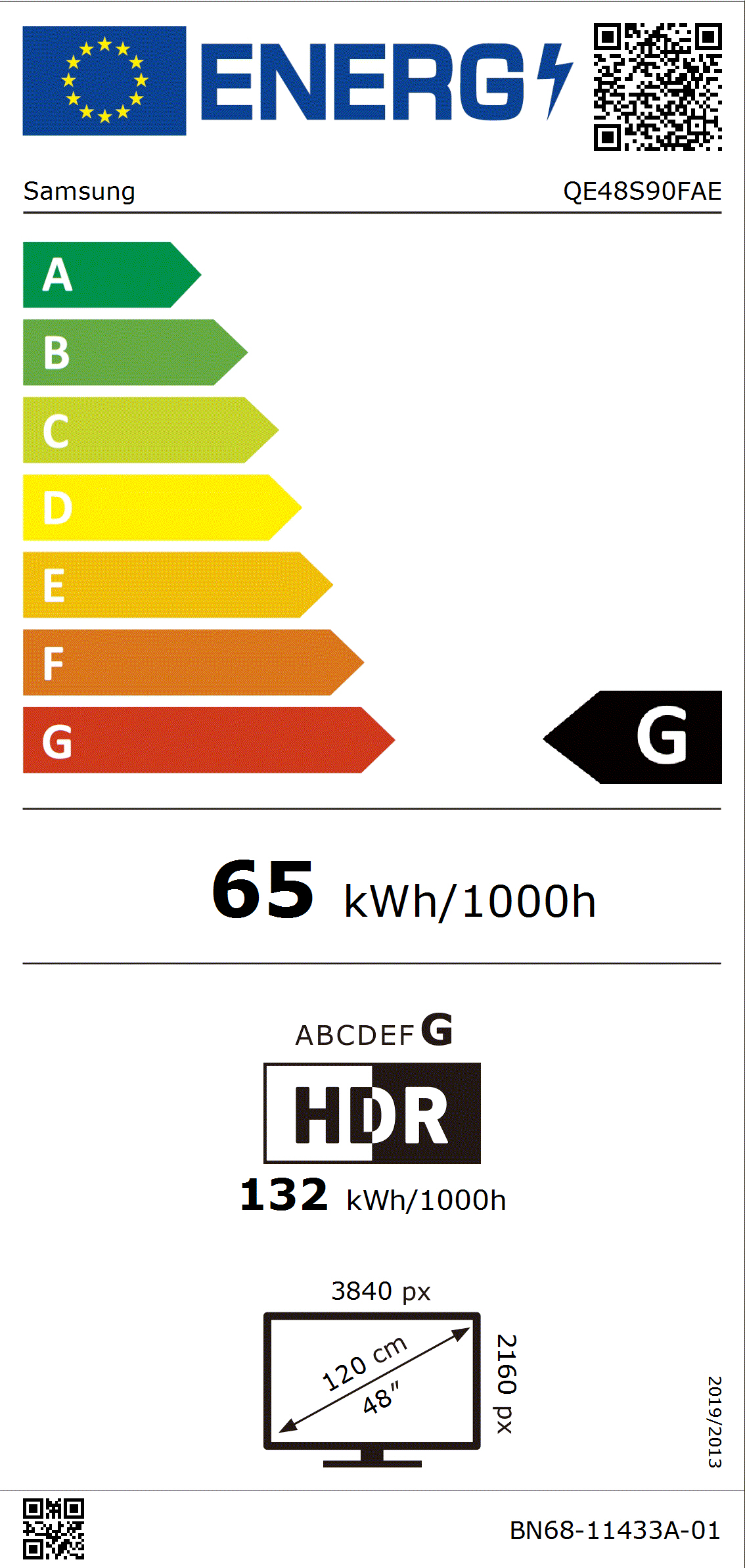 SAMSUNG QE48S90FAEXZT - TV OLED 48" 4K