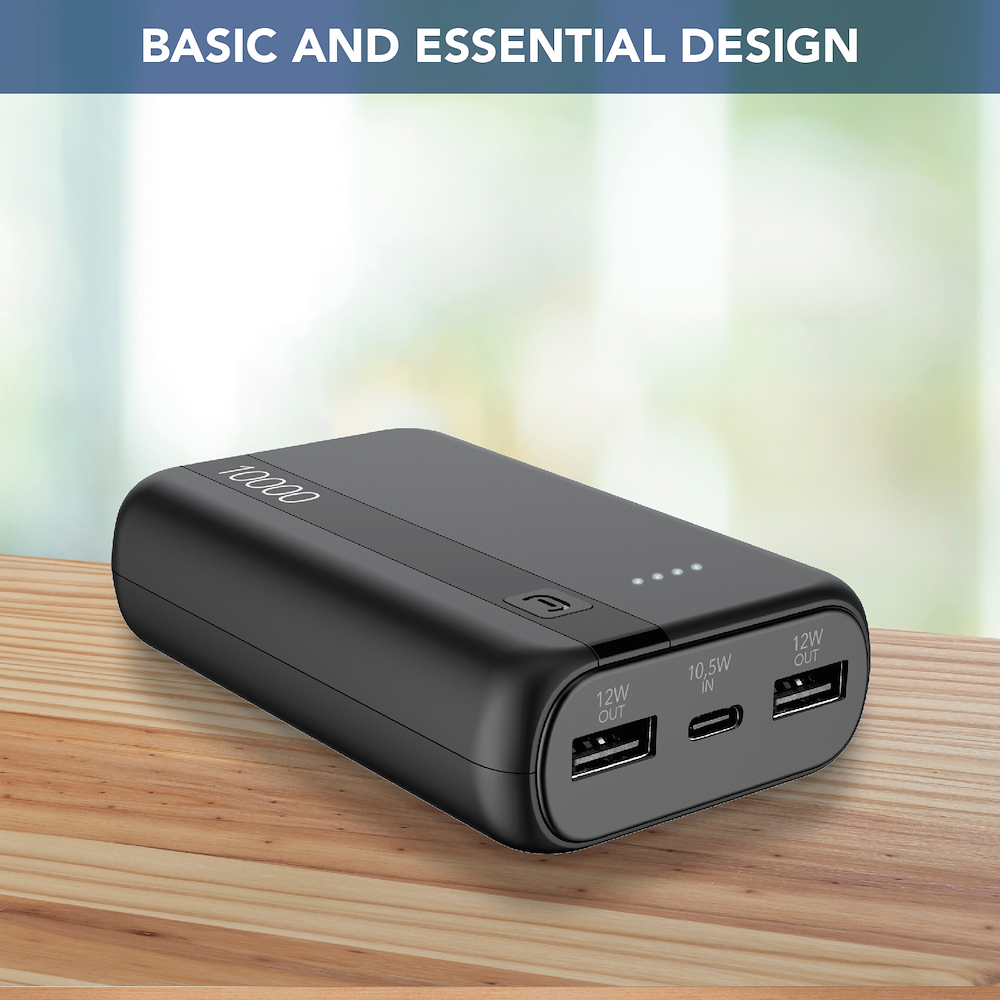 CELLULAR LINE PBENTRY10000K - Power Bank 10000mAh USB-C Nero