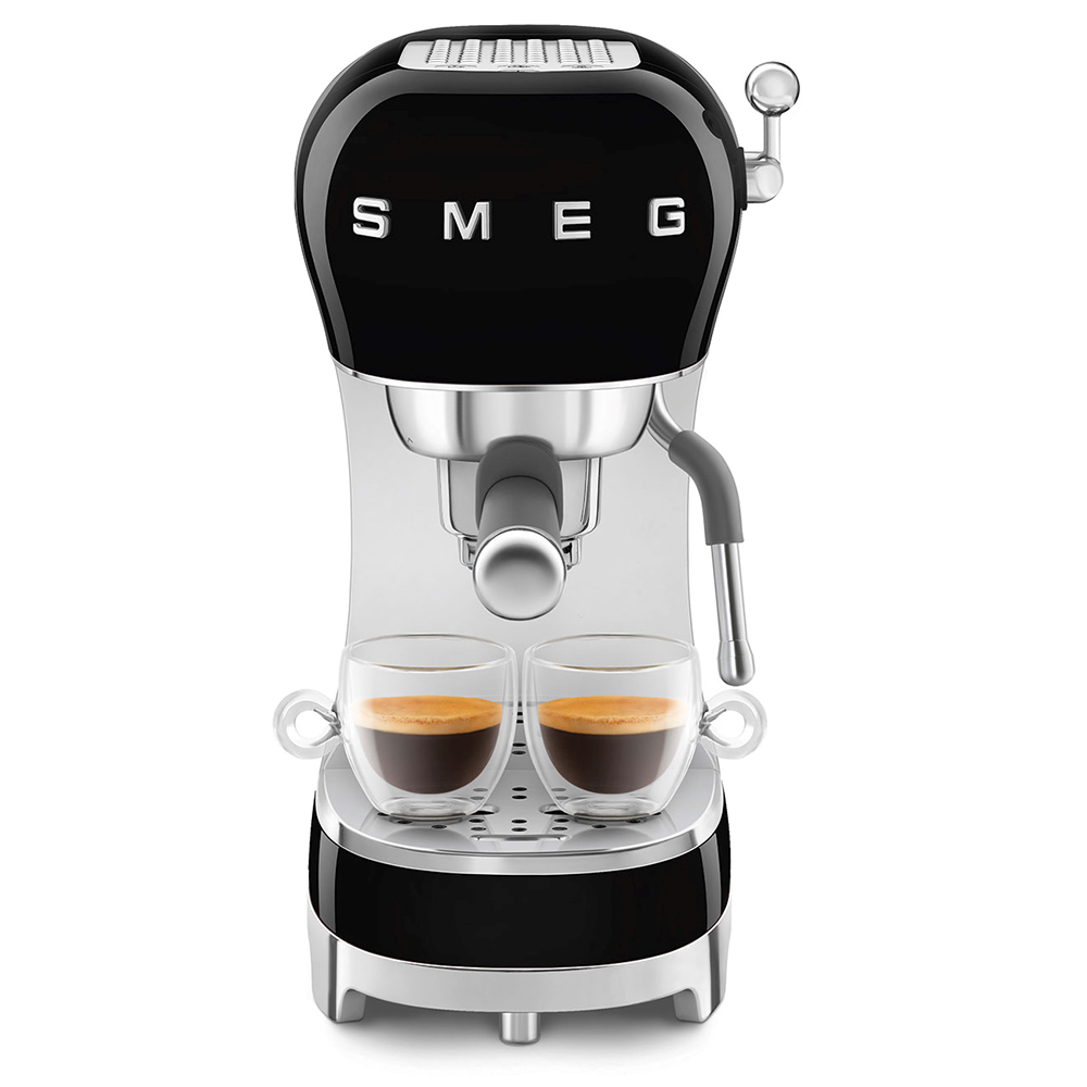 SMEG ECF02BLEU - Espresso-Kaffeemaschine ECF02BLEU Schwarz