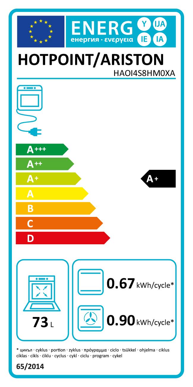 HOTPOINT-ARISTON HAOI4S8HM0XA - Multifunktionsofen 60CM Pizza