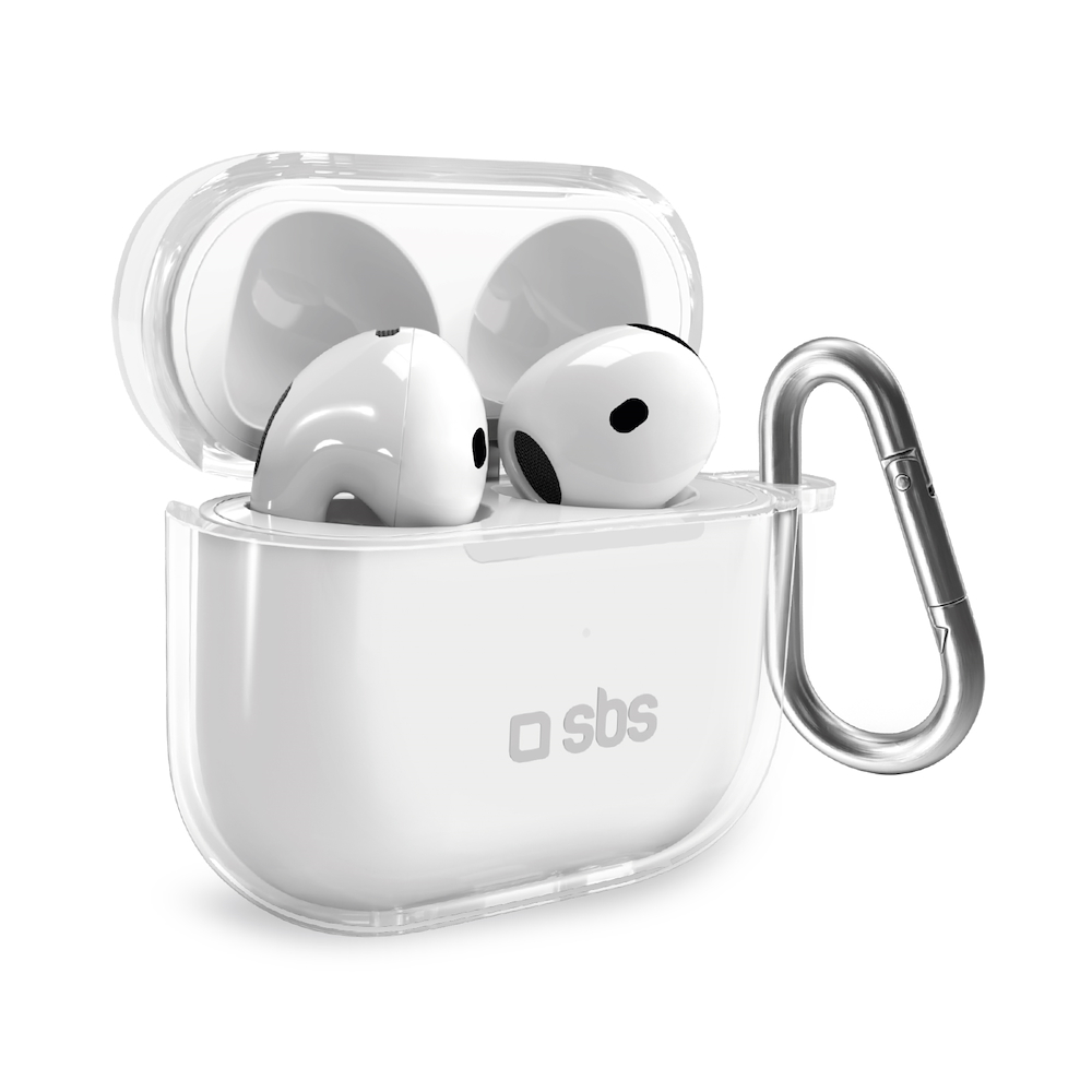 SBS TEAPCOV4T - Transparente Hülle für AirPods 4