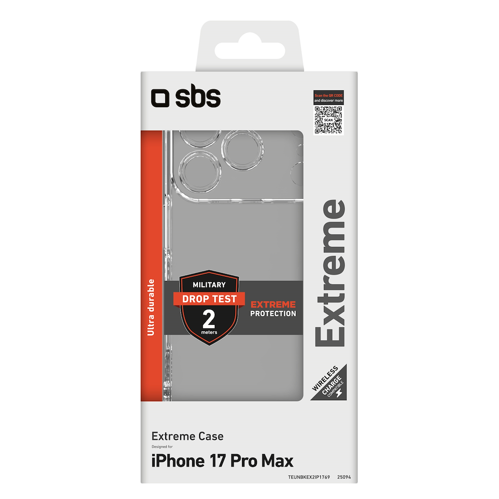 SBS TEUNBKEX2IP1769 - Cover per iPhone 17 Pro Max Blu