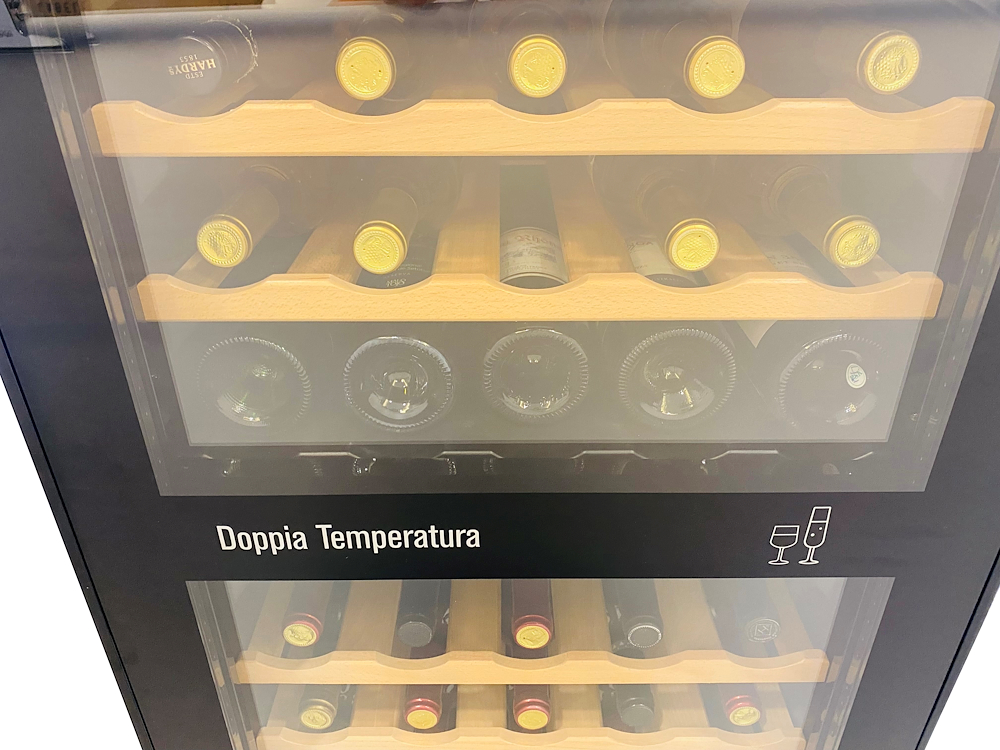 ZOPPAS HZWC54L8D - Frigo Cantina 54 Bottiglie Doppia Zona ZOPPAS HZWC54L8D - Frigo Cantina 54 Bottiglie Doppia Zona