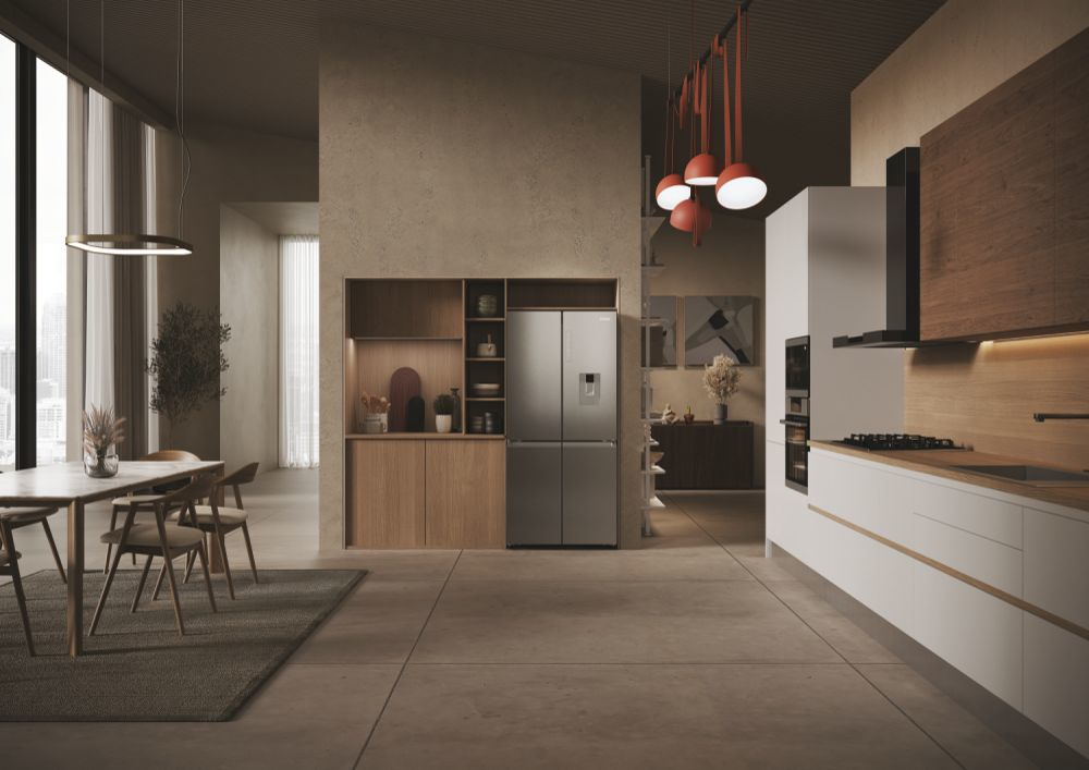 HAIER HCR3818EWMM - Haier 463L Side-by-Side Kühlschrank