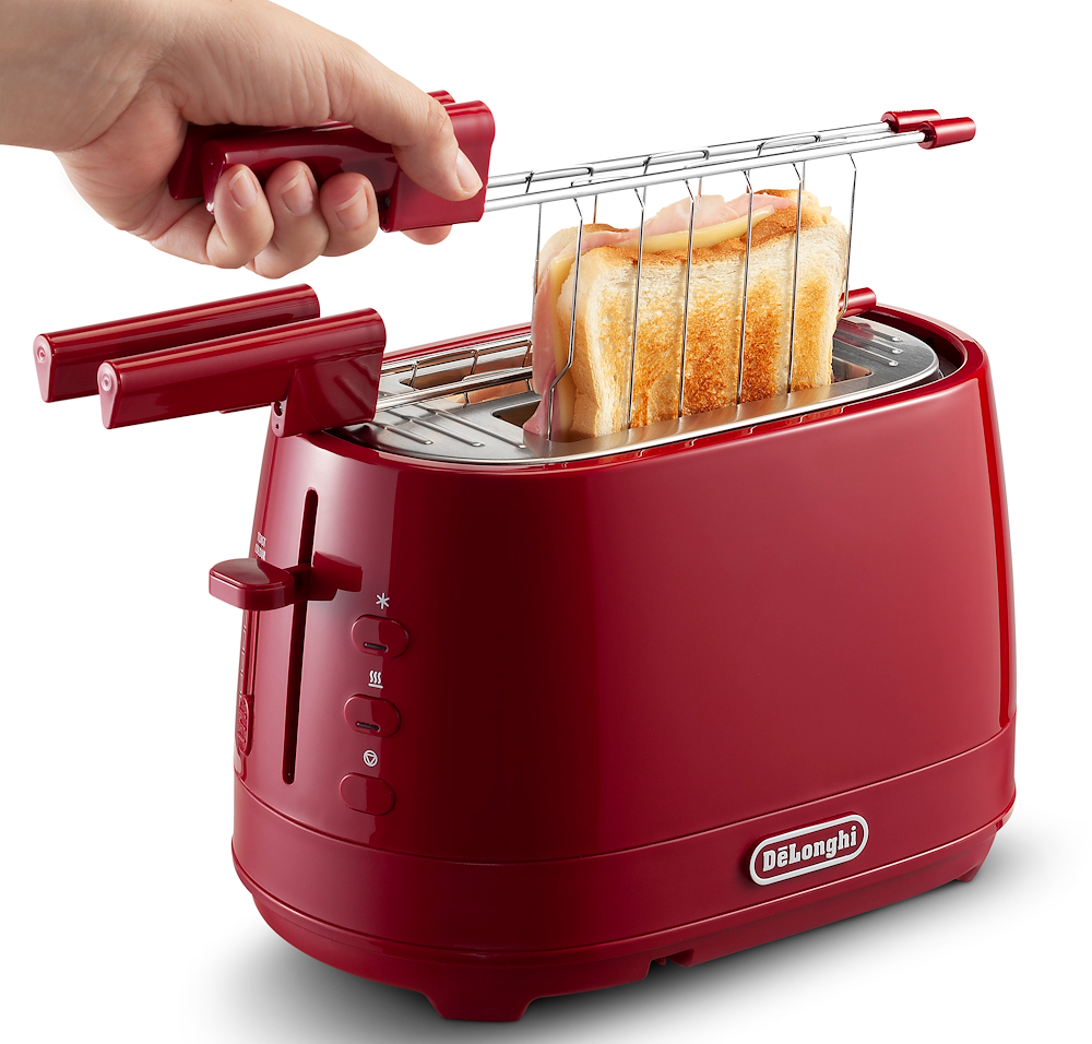 DE LONGHI CTLAP2203R - CTLAP2203R 0500581 TOSTAPANE 550W 2SCOMP. ROSSO