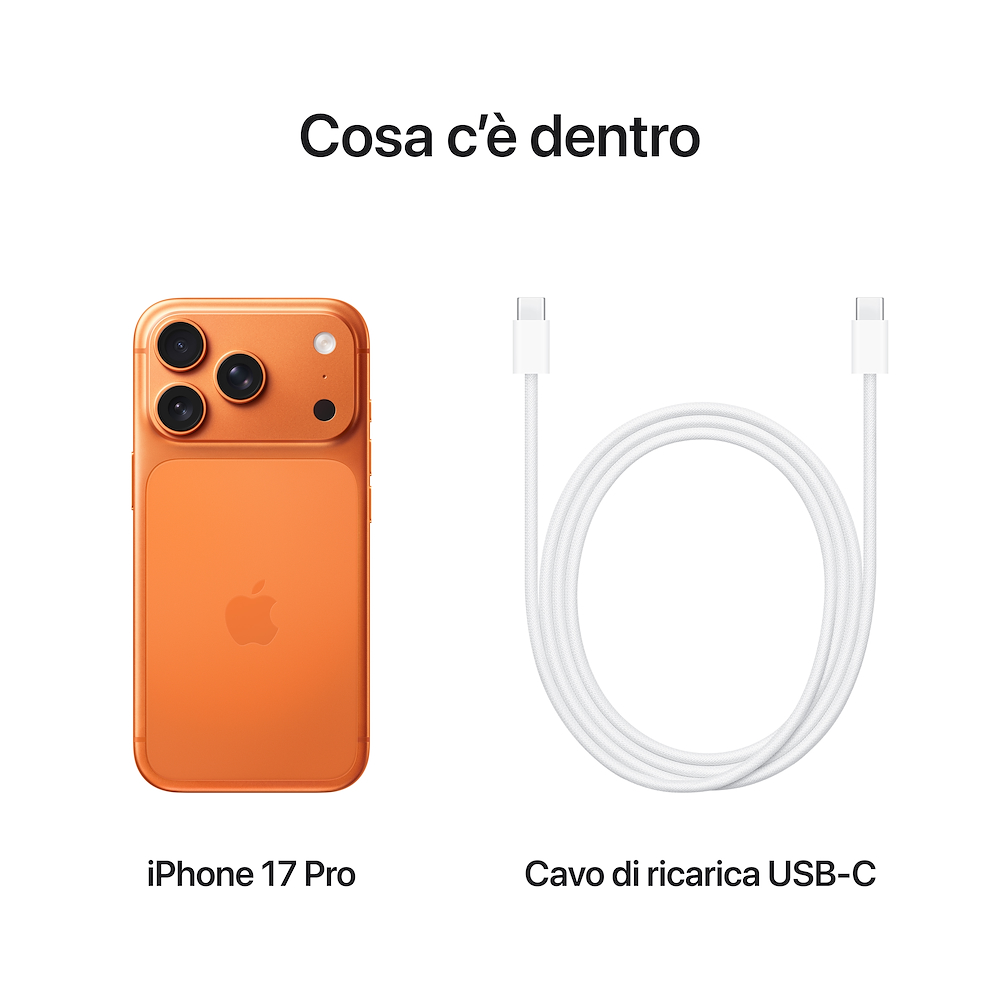 Apple MG8M4QLA - iPhone 17 Pro 512GB Arancione Cosmico