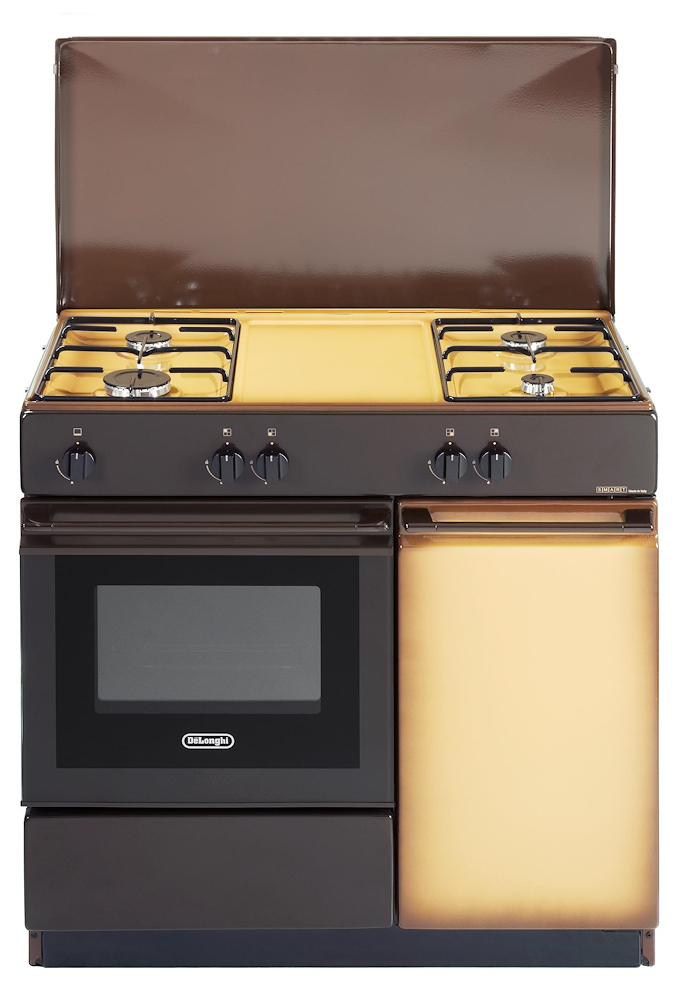 DE LONGHI SGK854NM - Cucina Gas 86x50 cm Coppertone