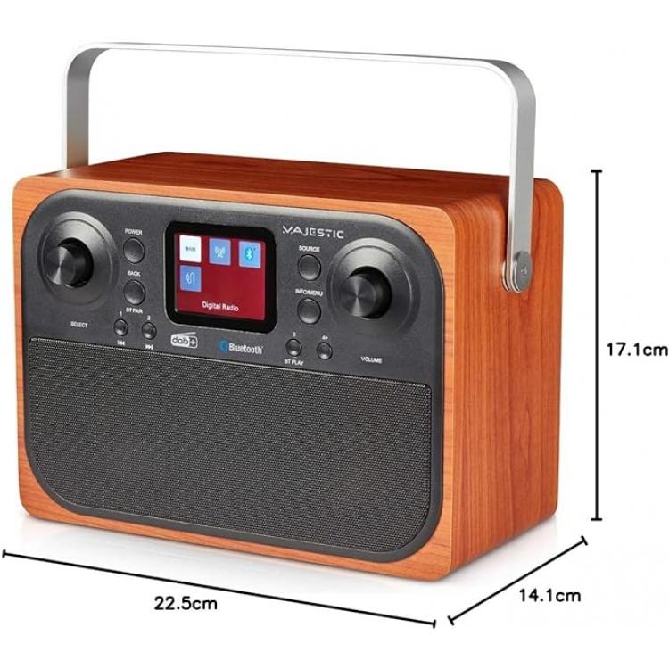 MAJESTIC RT197DAB - Majestic RT-197 DAB Digitalradio mit Bluetooth