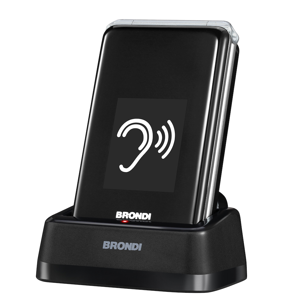 BRONDI AMICOSUPERTVGUNMETALGREY - Cellulare Senior Amico Super TV