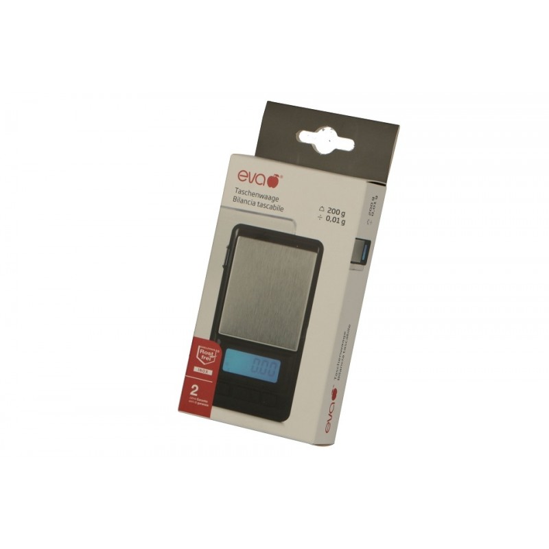 EVA  - Bilancia tascabile digitale 200g/0.01g