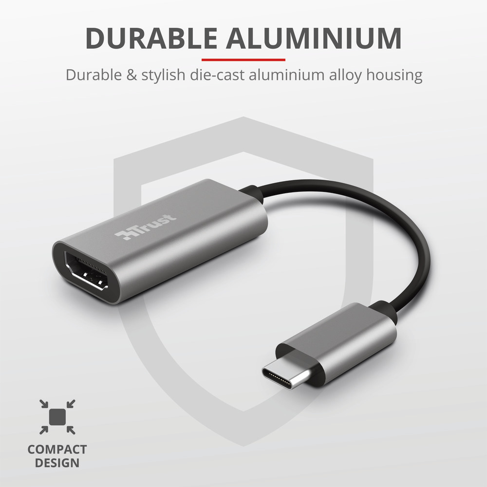 TRUST 23774 - Trust USB-C auf HDMI Adapter