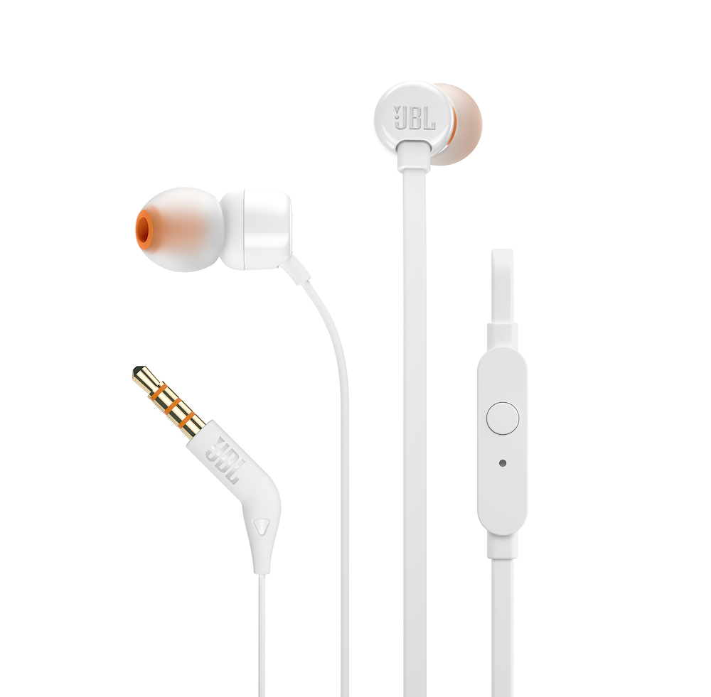 JBL JBLT110WHT - Cuffie  T110 In-ear Bianche