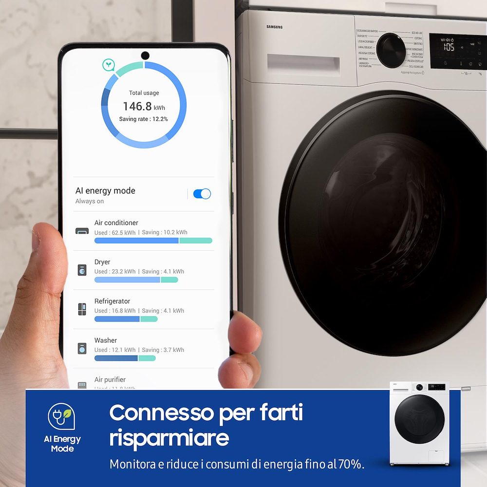 SAMSUNG WD90DG5G34BEET - Wasch-Trockner 5100D Serie A mit WiFi