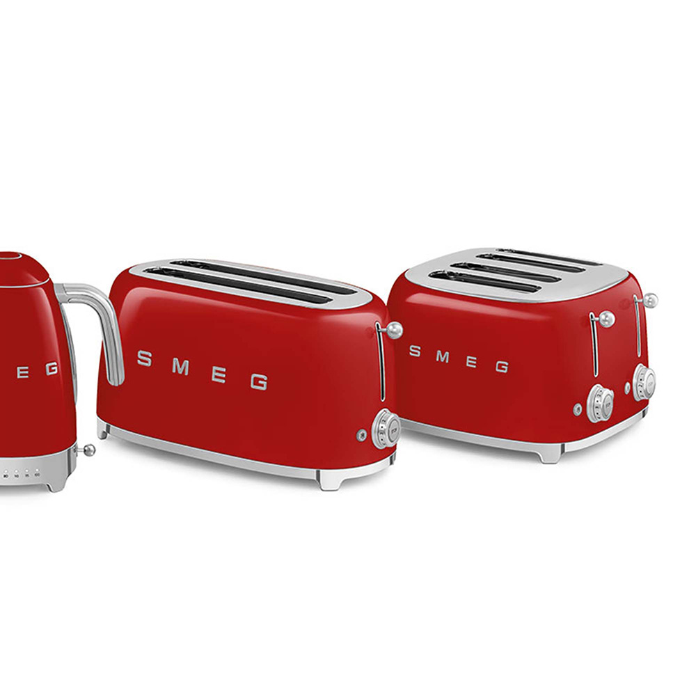 SMEG TSF03RDEU - 50's Style Toaster Rot Glänzend