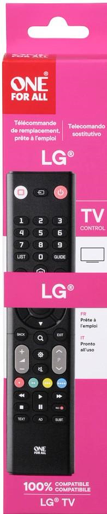 ONE FOR ALL URC1311 - Universalfernbedienung für LG TV ONE FOR ALL URC1311 - Universalfernbedienung für LG TV