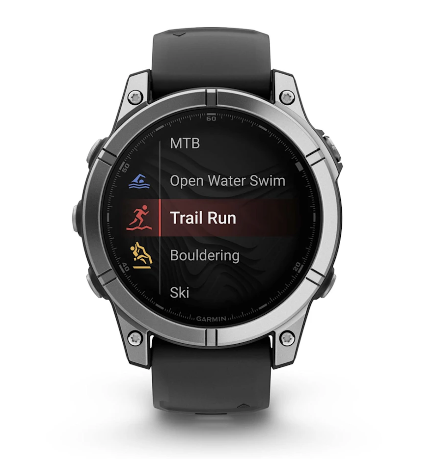 GARMIN 0100302501 - fēnix E AMOLED GPS-Smartwatch Slate Gray