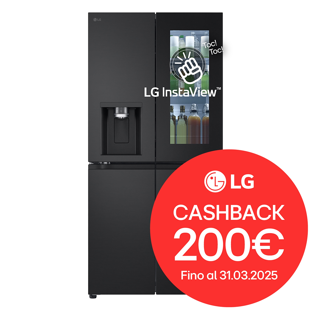 LG GMG860EPBE - Frigorifero  InstaView Side-by-Side GMG860EPBE Nero