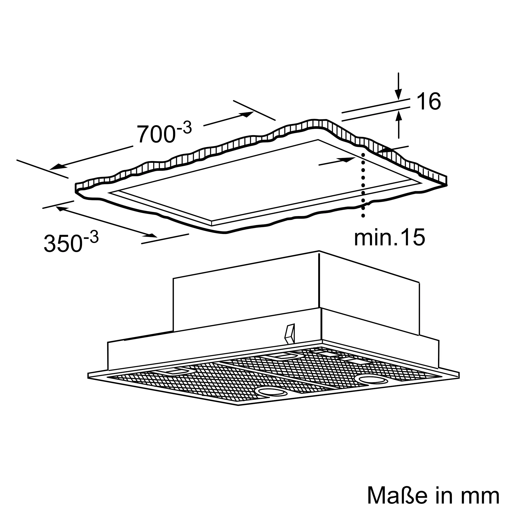 BOSCH MOBILIERI DHL755BM - modulo aspirante 75 cm