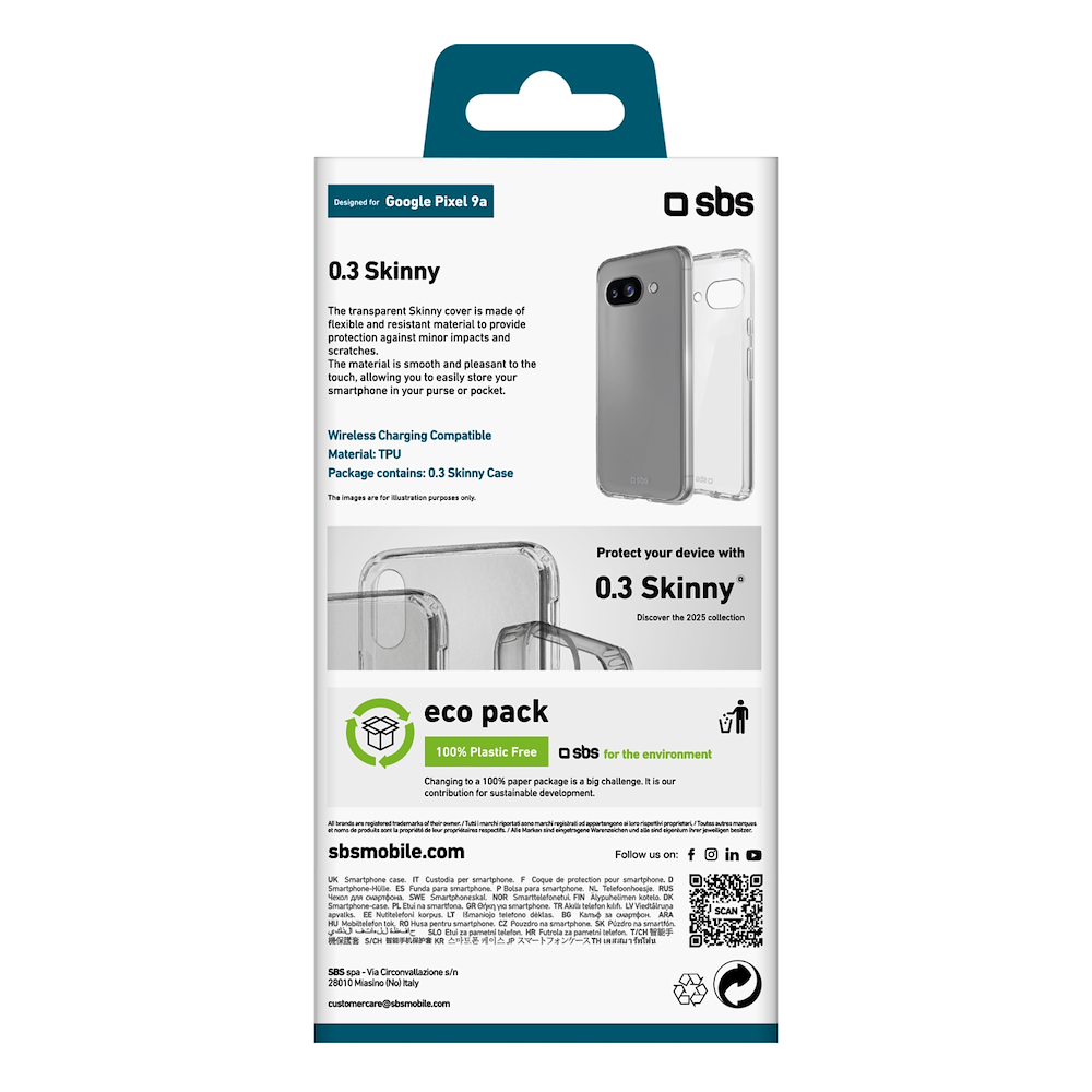 SBS TESKINGOPIX9AT - Transparente Hülle Google Pixel 9A