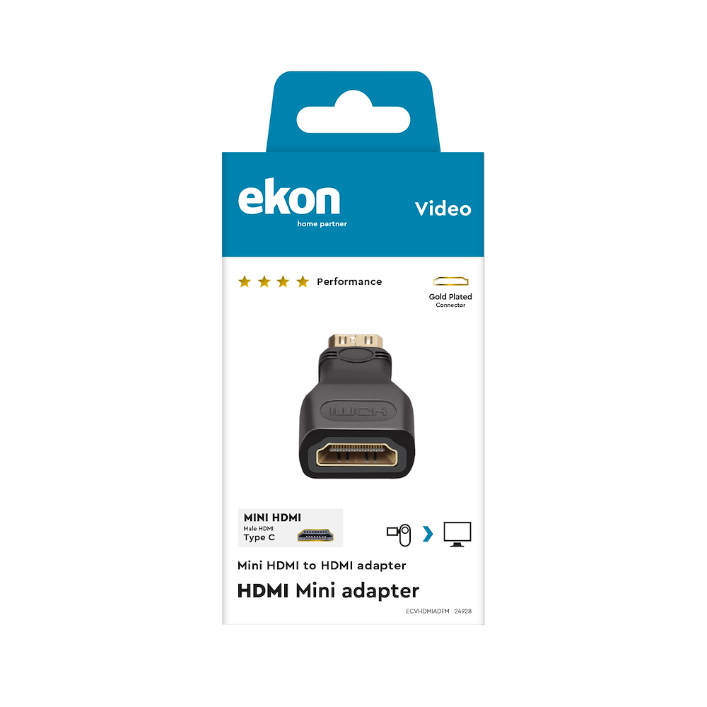 EKON ECVHDMIADFM - HDMI zu Mini HDMI Adapter