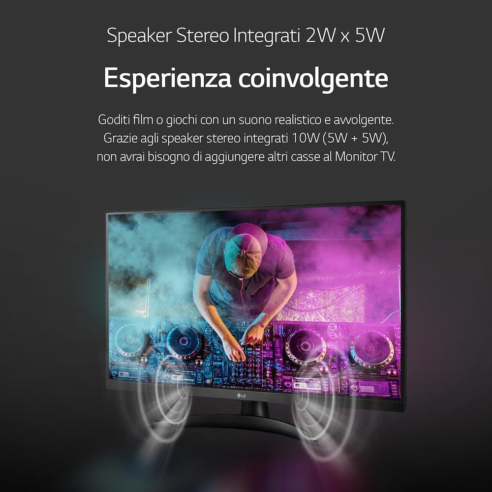 LG 27TQ615SPZ - 27" FHD Smart TV Monitor