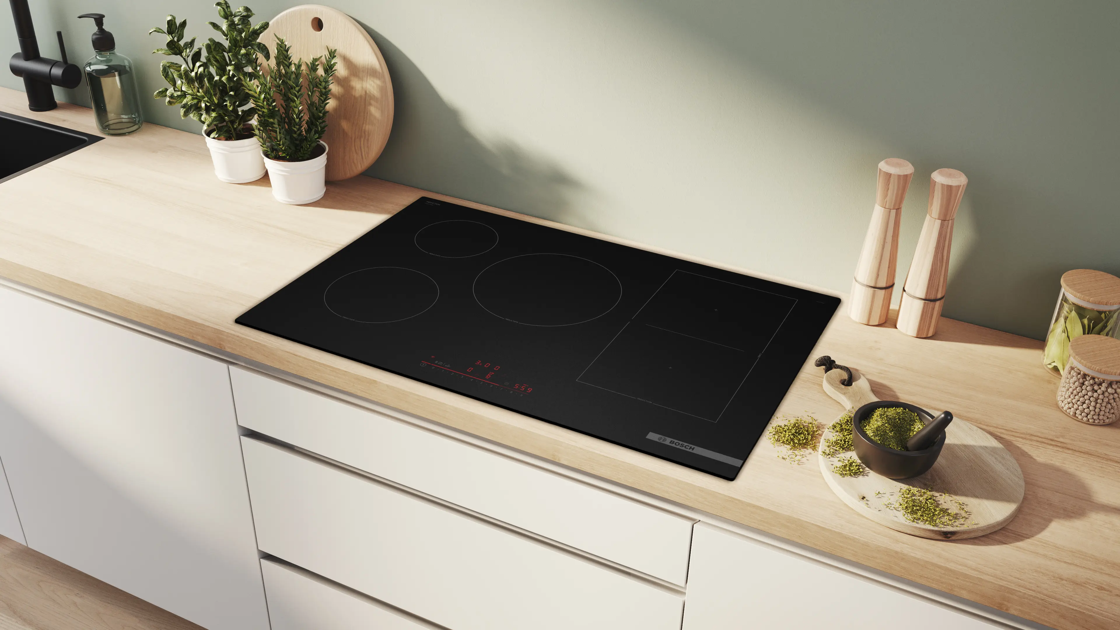 Bosch PVW81CHB1E - Piano cottura a induzione 80 cm
