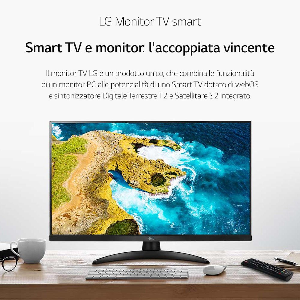 LG 27TQ615SPZ - 27" FHD Smart TV Monitor