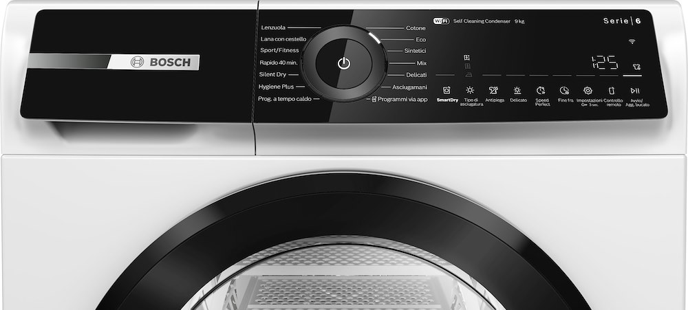 BOSCH WQN246D0IT - Asciugatrice 9 kg Pompa Calore