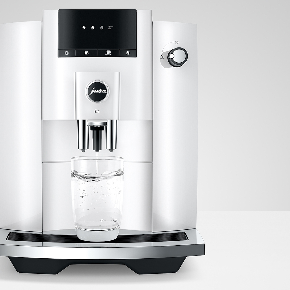 JURA E4PIANOWHITE - E4 Kaffeevollautomat Piano White