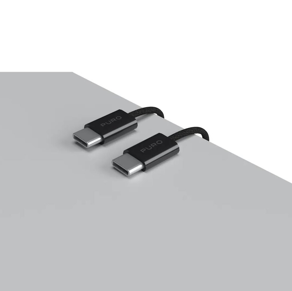 PURO PUCCCFABK415MTBLK - Cavo 60W USB-C Nero