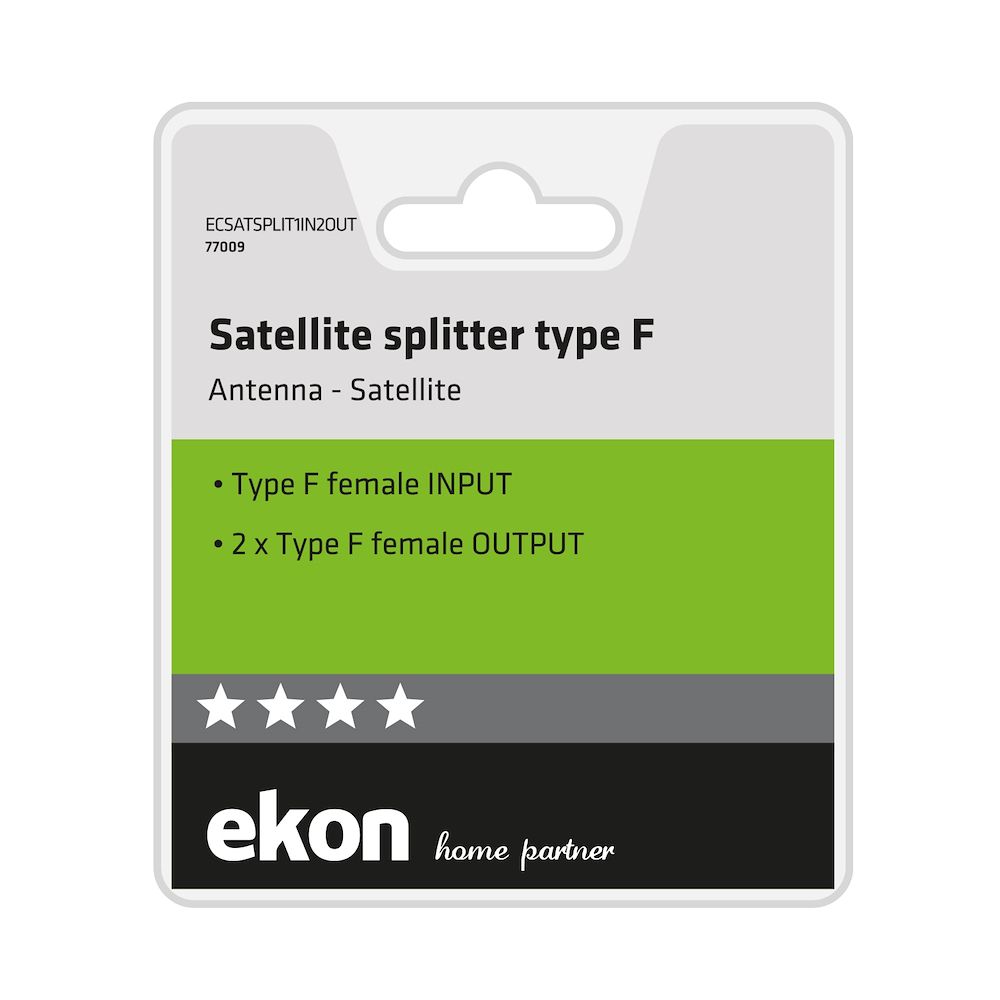 EKON ECSATSPLIT1IN2OUT - Splitter Satellitare 1 in 2 output