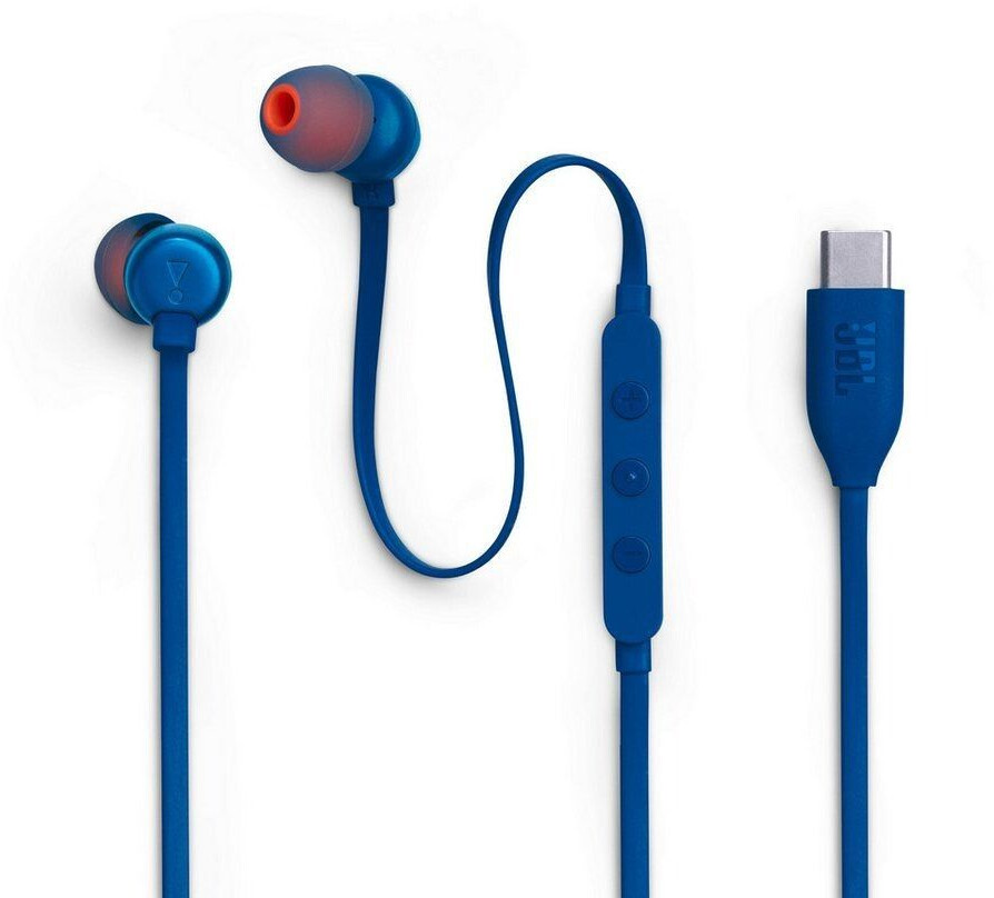 JBL JBLT310CBLU - Tune 310C Auricolari USB-C Blu