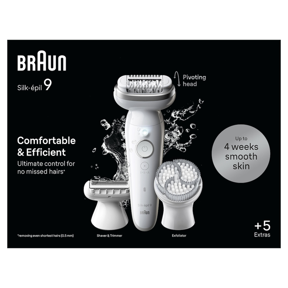BRAUN SES9061 - Epilatore Elettrico Donna Silk-épil 9