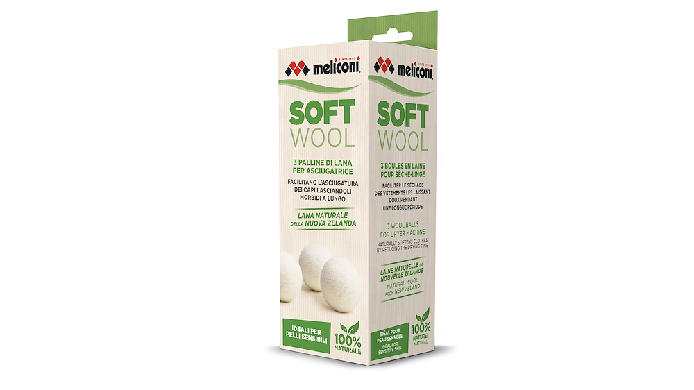 MELICONI 621026 - 3er Set Naturwollkugeln