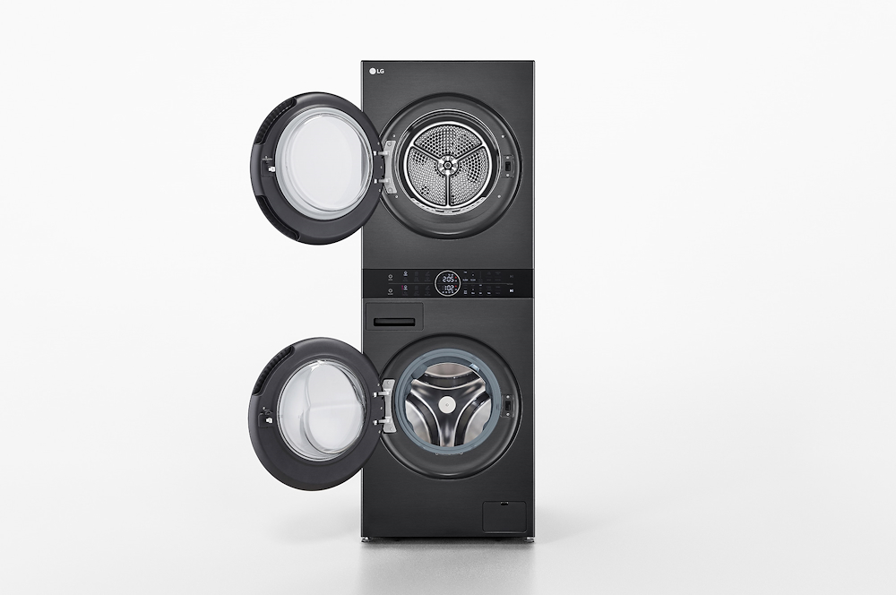 LG WT1210BBF - Waschturm 12/10kg Wi-Fi Schwarz