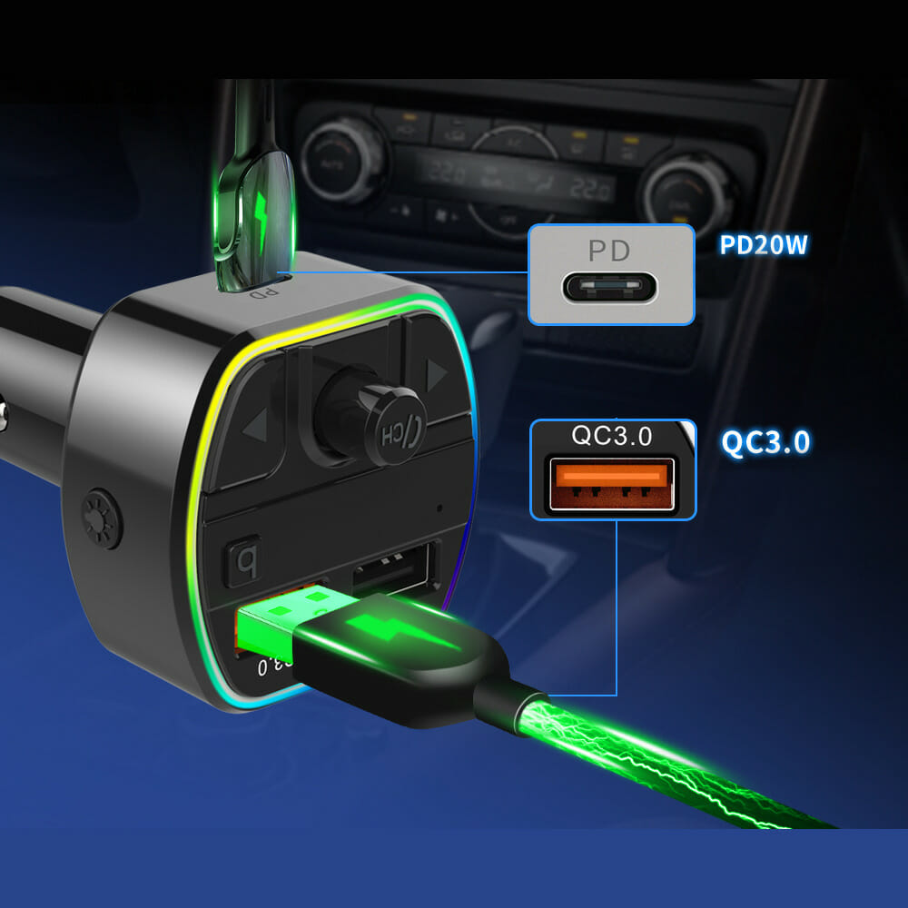 MAXTRACK MT 2 FM Bluetooth KFZ-Freisprechanlage 