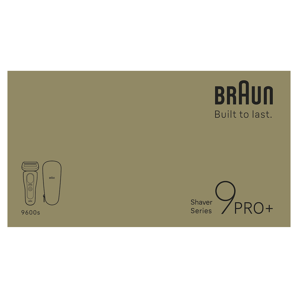 BRAUN 9600S - Elektrorasierer Schwarz