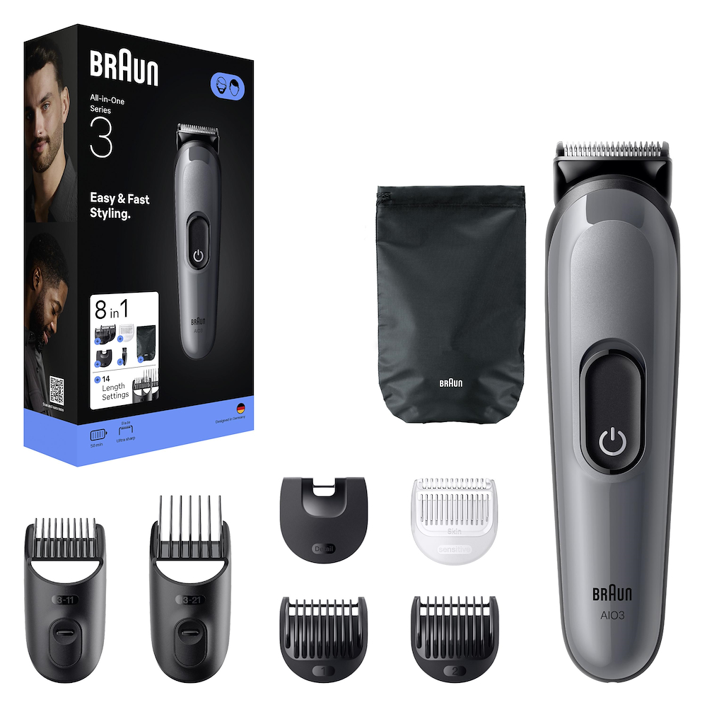 BRAUN AIO3540 - Braun All-In-One Trimmer Series 3 mit 8in1 BRAUN AIO3540 - Braun All-In-One Trimmer Series 3 mit 8in1