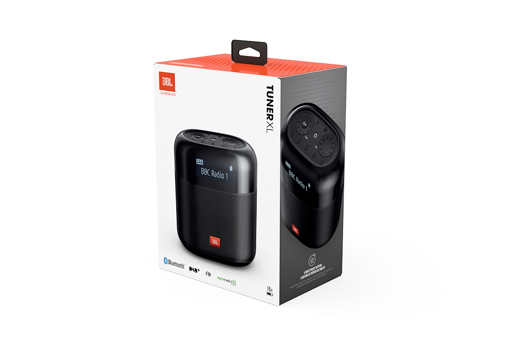 JBL JBLTUNERXLBLKEU - Bluetooth Radio  Tuner XL