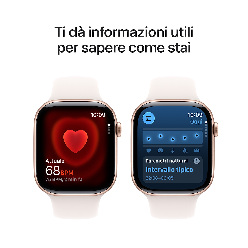APPLE MEV64QLA - Orologio Series 11 46mm Oro Rosa