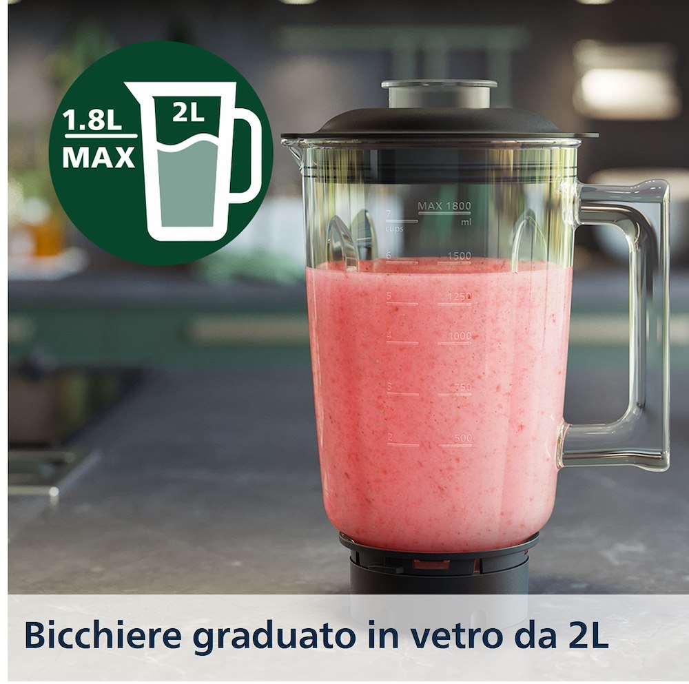 PHILIPS HR3760 - Frullatore ad alta velocità Philips Serie 7000 HR3760
