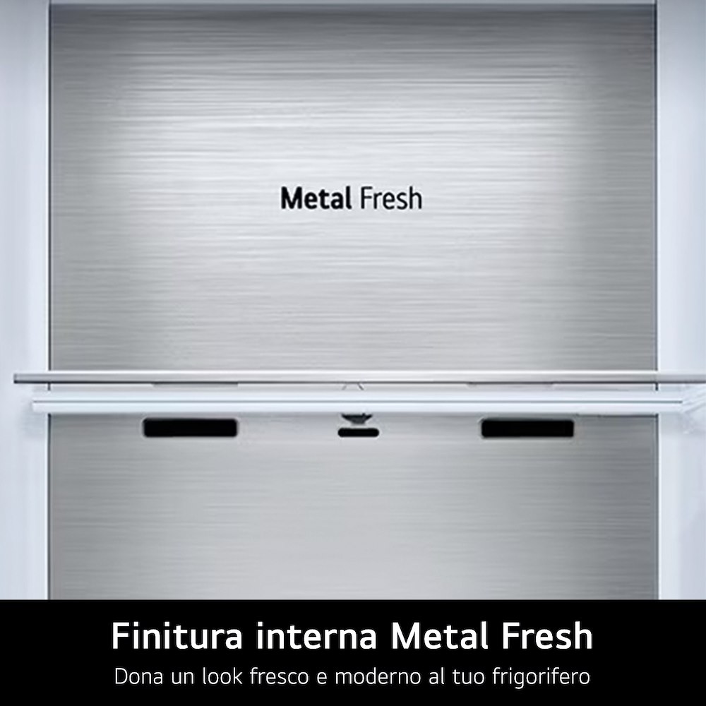 LG GBBS323CEV - Frigorifero Combinato 375LT Nero