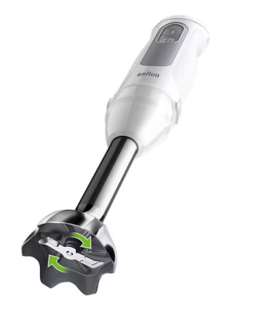 BRAUN MQ50001MWH - Frullatore a Immersione Multiquick 5 Vario